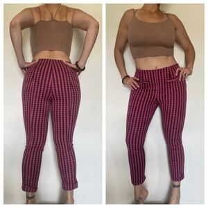 Anthropologie High Rise Pants Essential Slim Pant 8 Stretch Stripes